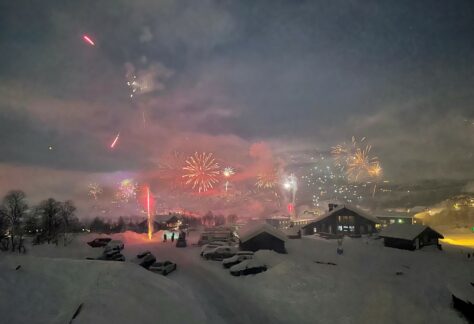 Fyrverkeri Haukelifjell skisenter