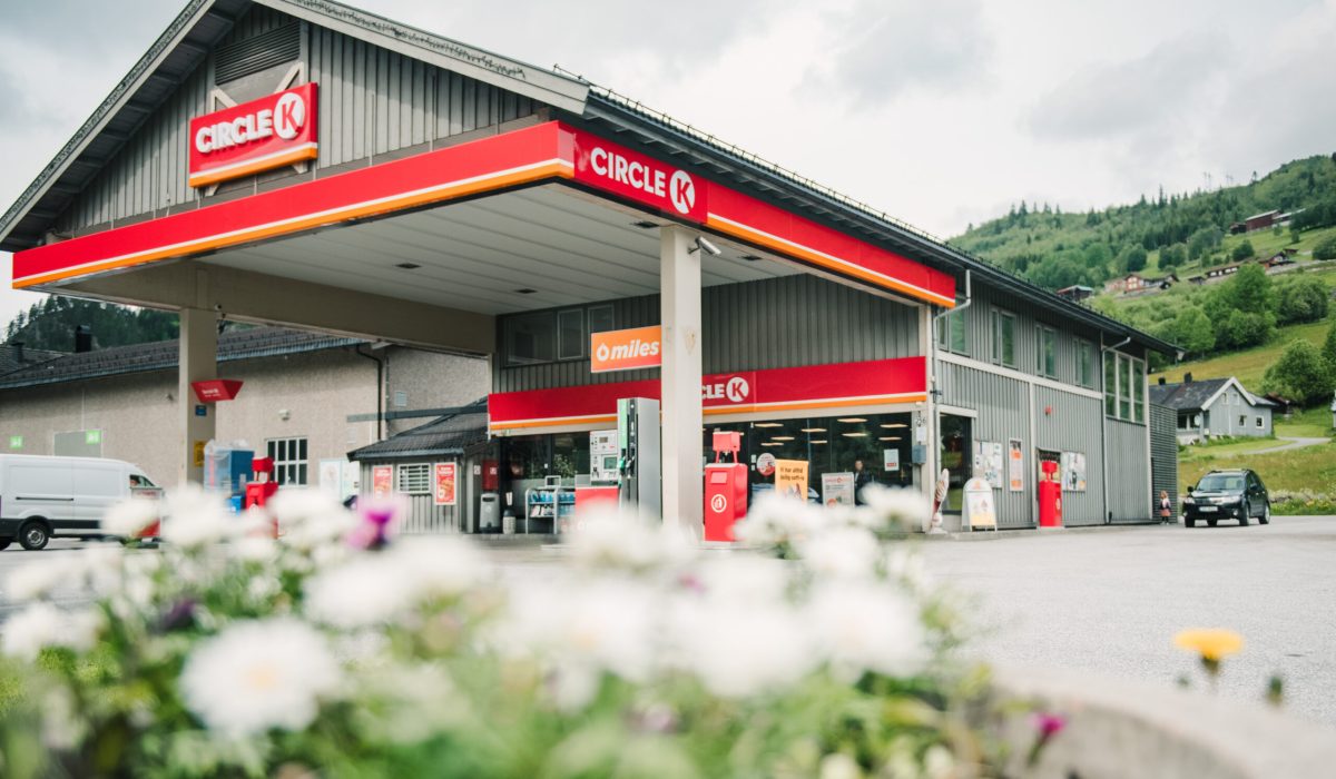 Circle K bensinstasjon i Haukeli