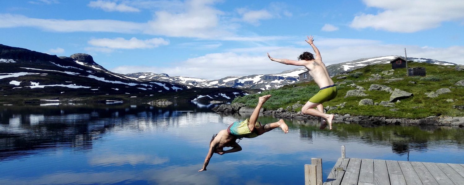 Bading i Haukeli: Foto Fredrik Haaverstad