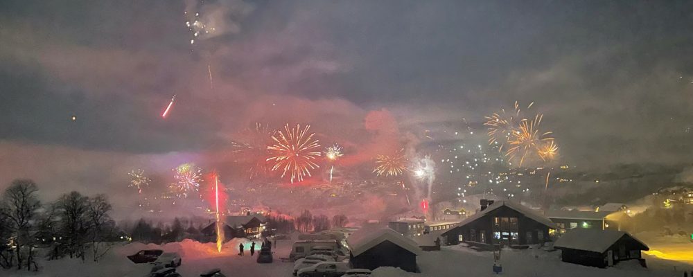 Fyrverkeri Haukelifjell skisenter