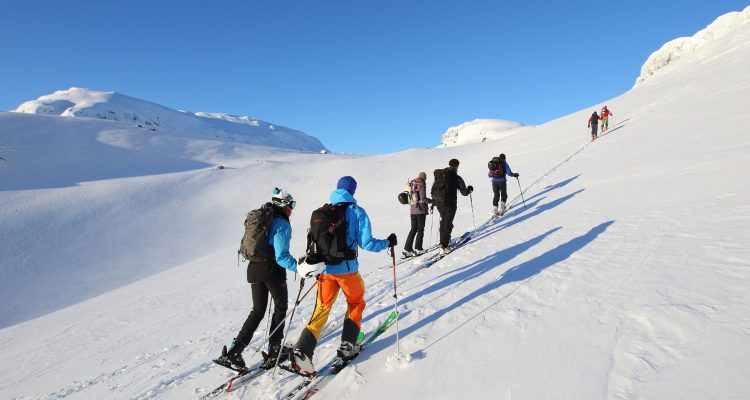 Topptur på ski ved Haukelifjell